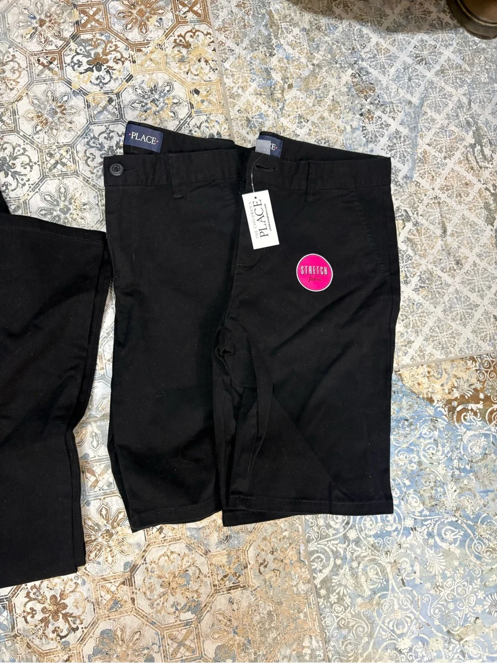 The Children's Place Black Uniform Bottoms